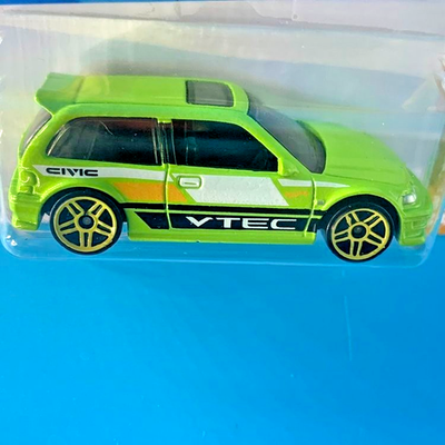 HOT WHEELS 2025 '90 HONDA CIVIC EF LIME GREEN 28/250 HYX90 RYU