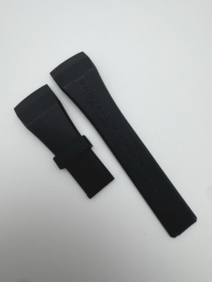 Original Zenith Defy El Primero 20mm Lug Black Rubber Sports Watch Strap