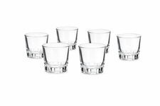 Set 6 Bicchieri da Liquore in Vetro 5 cl Bicchierini Digestivo Amaro Grappa