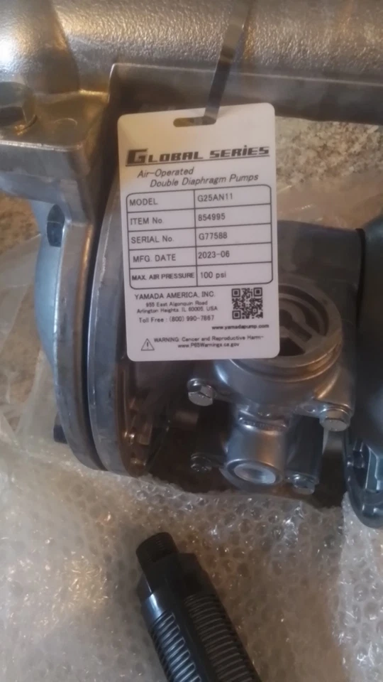 Yamada G25AN11 Diaphragm Pump 854995 - Image 4 of 4