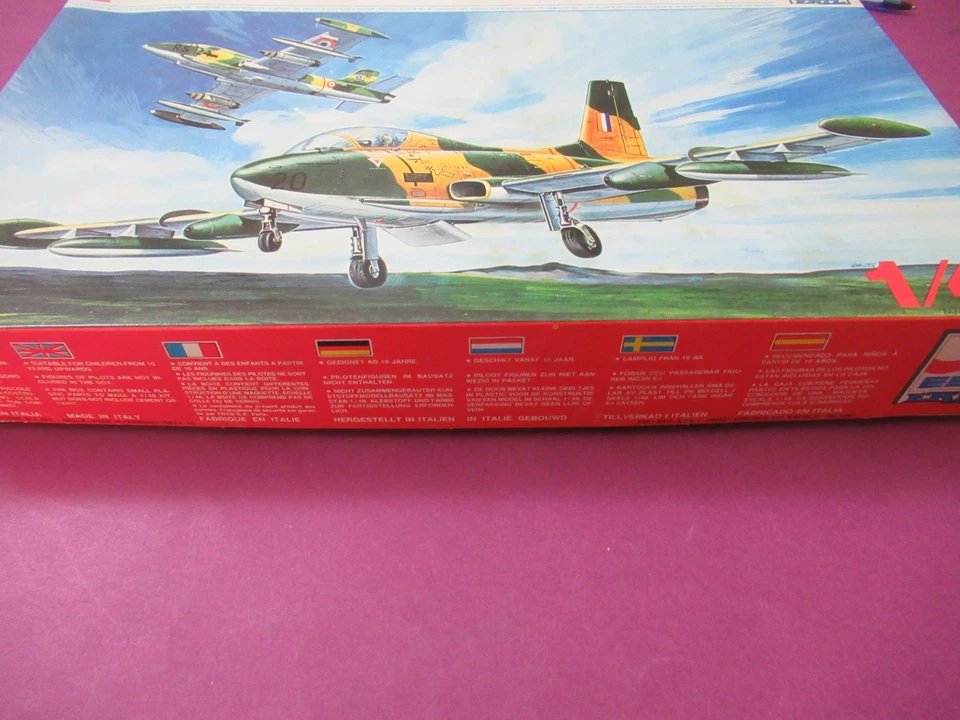 ESCI AERMACCHI MB-326K "IMPALA" SCALA 1/48 CON LA SCATOLA IN FOTO - Immagine 4 di 4