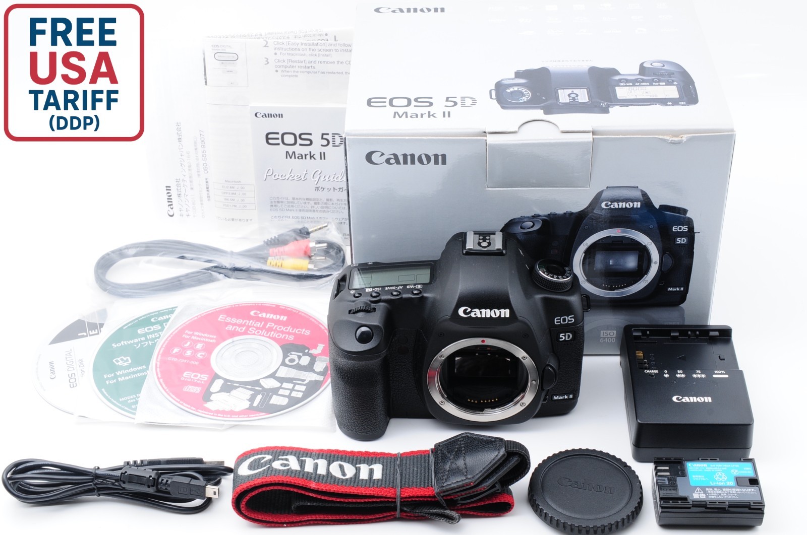 [TOP MINT Box] Canon EOS 5D Mark II DSLR Camera Body From JAPAN #325