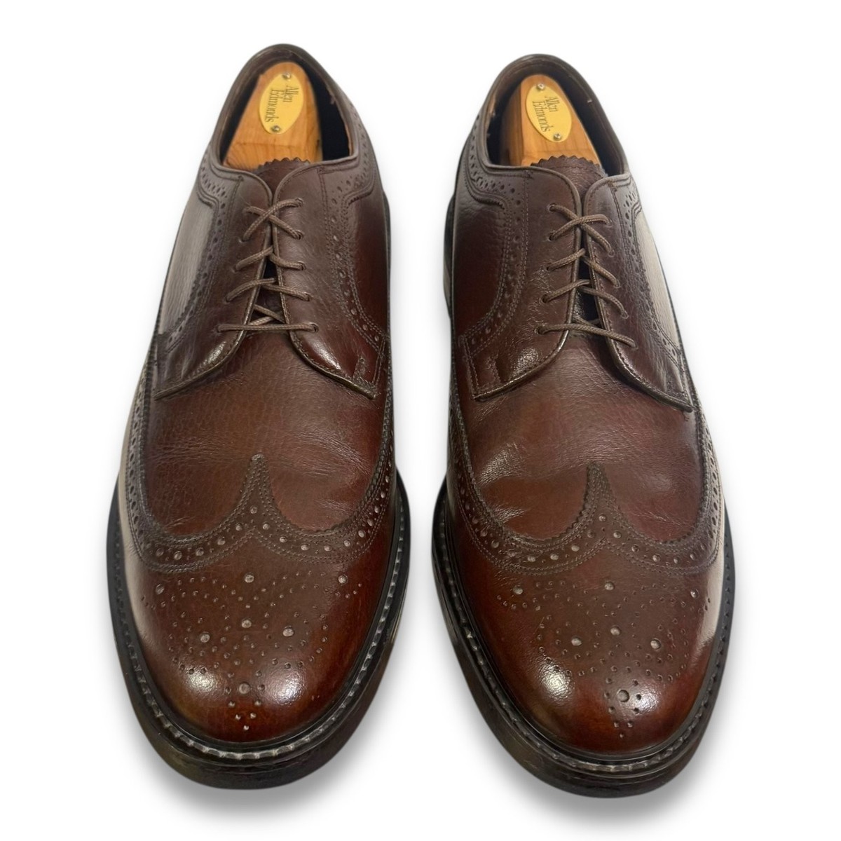 The Florsheim Shoe Brown Pebble Leather Wingtip Brogue Oxfords Men\'s 10.5 D Florsheim Kenmoor Wingtip Oxford in Pebble Grain Cognac  main image 2