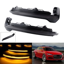 2x Schwarz Spiegel Blinker Blinklicht für Audi TT / TTS 8S ( FV ) ab.bj. 2015-