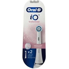 Oral-B iO Gentle Care Replacement Brush Heads 2 Pack - White - See Description 