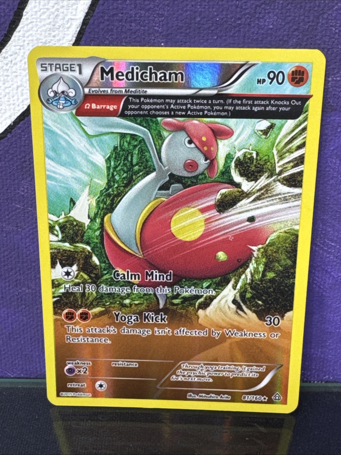 Medicham 81/160 LP Primal Clash English Pokemon Card TCG