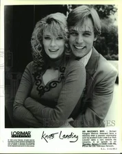 1989 Press Photo Patrick Petersen and Lar Park Lincoln star in "Knots Landing"