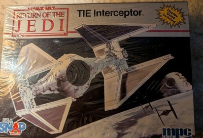 NEW! Star Wars Return of the Jedi TIE Interceptor Model Kit MPC ERTL AMT  8931