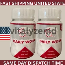 2 Bottles Daily Work Pills Daily Dous Go Supplement *Authentic Original