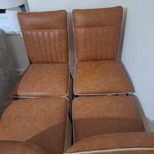 4 dining chairs pre owned.