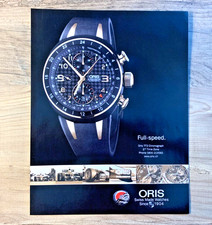 ORIS TT3 CHRONOGRAPH WATCH - FRAMEABLE COLLECTIBLE ORIGINAL CLASSIC WATCH ADVERT