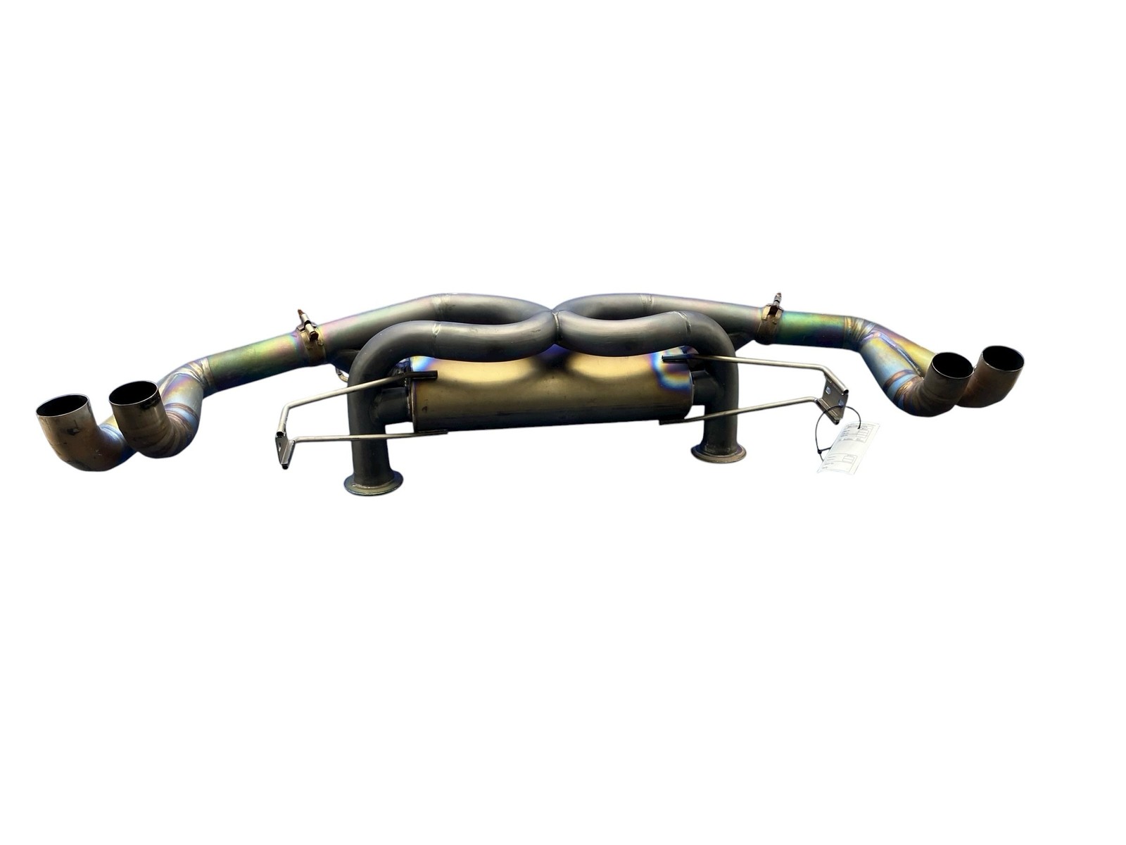2011-2012 AUDI R8 *AFTERMARKET* AWD 4.2L REAR TITANIUM EXHAUST MUFFLER PIPE ASSY
