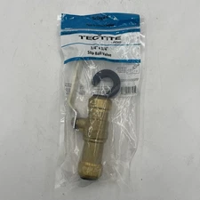 BRAND NEW!! Tectite 3/4 in. Brass Push-to-Connect Slip Ball Valve - FSBBV34SL