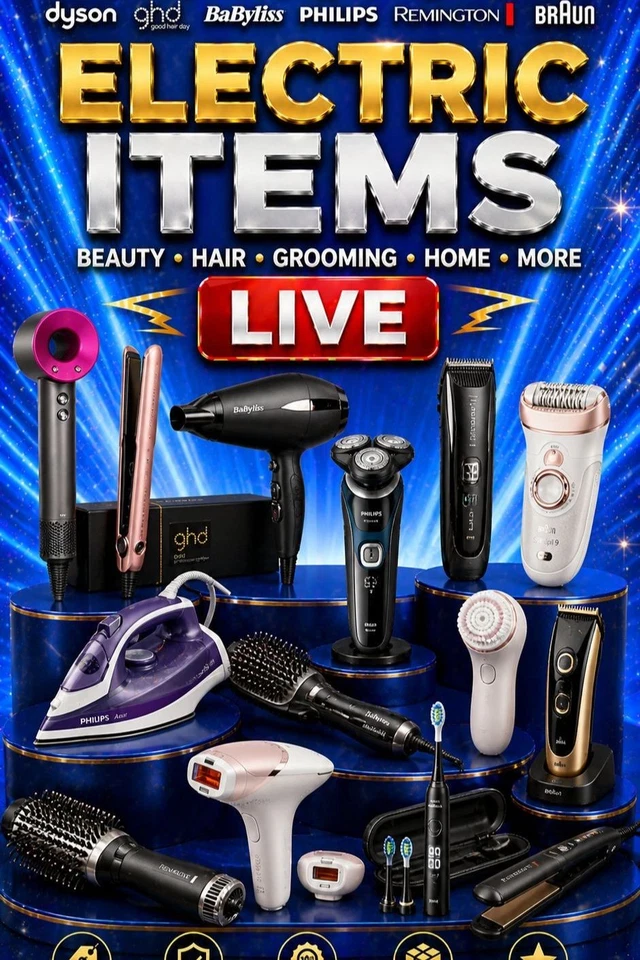 Health & Beauty Electricals £1 Starts  18/7 with Suzie
