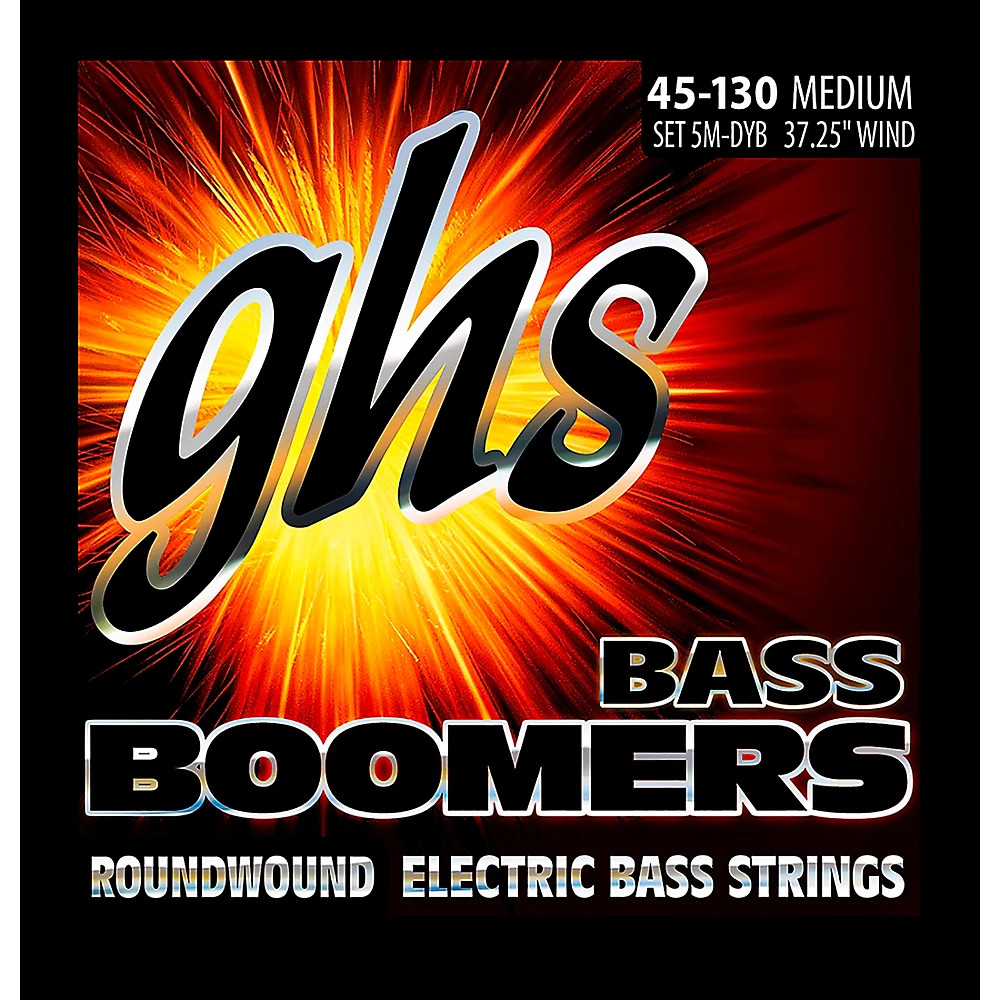 GHS 5-5M-DYB 5-string Bass Strings with Low-B 6090₽