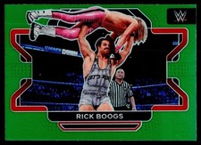 RICK BOOGS 2022 PANINI PRIZM GREEN #10 WWE SMACK DOWN MINT