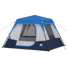 Ozark Trail 30967 8' x 7' 4-Person Instant Cabin Tent with LED Lighted Hub, 19