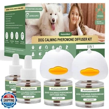 AutumnNest Dog Pheromone Calming Diffuser Kit, Pet Diffuser Kit (2 Plug-in + 