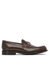 Prada Brushed Leather Loafers 12 Men