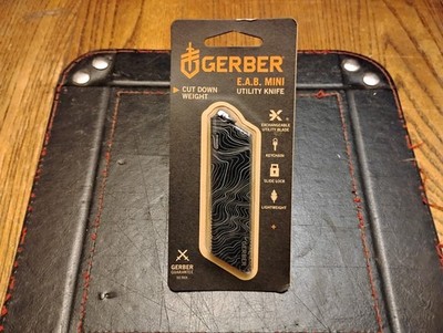 GERBER EAB Mini Utility Knife Slide Lock Standard Utility Blade 1.3 O.Z. New 