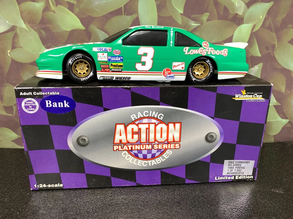 Pontiac Bank Action Dale Earnhardt #3 Lowes 1989 1:24 Foto 2 de 4