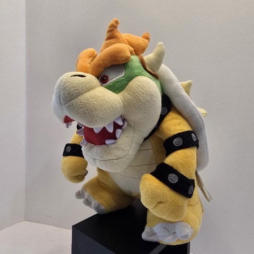 SANEI Bowser Super Mario Bros Plush 2017 Nintendo 9” Little Buddy Stuffed Animal - Picture 1 of 9