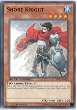 Yugioh - Shore Knight SBTK-EN026 1st Edition - Speed Duel: Trials of the Kingdom