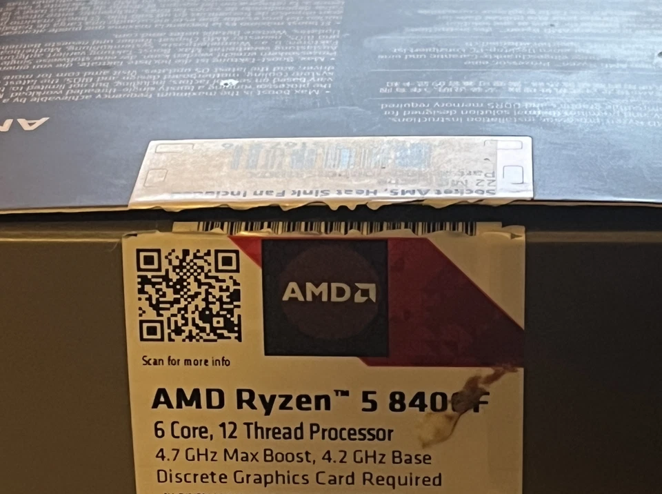 AMD Ryzen 5 8400F Prozessor AM5 - Brandneu - inklusive CPU-Kühler - Bild 2 von 4