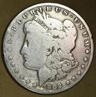 1902-S Morgan Dollar Original G Old Cleaning ~ BETTER DATE ~ No Reserve