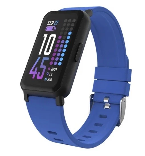 iTouch Active 4 Smart Watch Fitness Activity Tracker Water Resistant Blue NIB