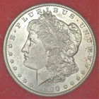1900-O MORGAN SILVER DOLLAR / A BEAUTIFUL UNCIRCULATED COIN / WELL STRUCK  (11)