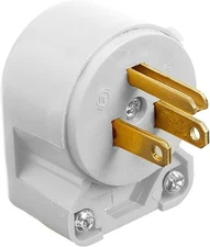 Legrand Pass & Seymour 4867ANWCC10 15 Amp 250V Medium Duty Nylon Angle White 