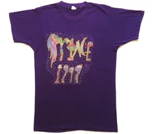 Prince Vintage T Shirt 1980's Concert Tour Screen Stars Tag 1999 Lyrics