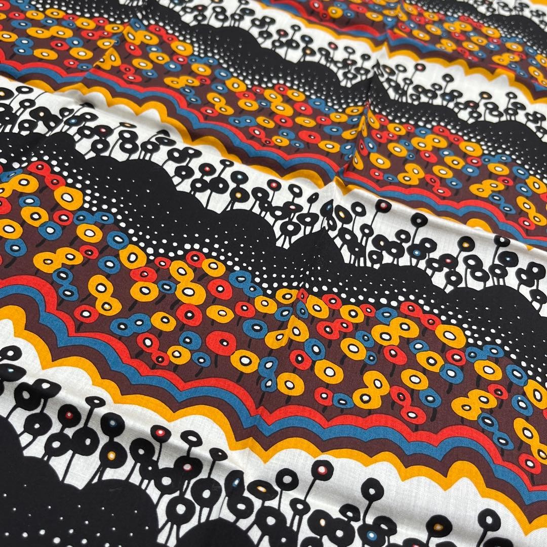 Cacharel Geometric Pattern Cotton Handkerchief - image 3