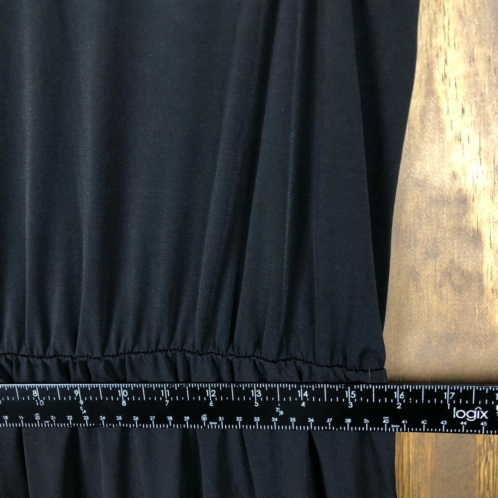 VETEMENTS Abito donna Blair nero Normcore formale cocktail maxi elasticizzato grande
