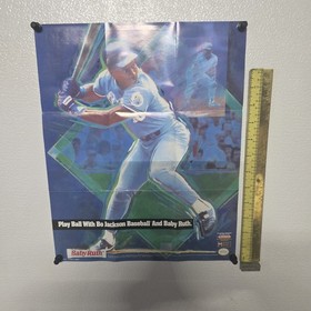 Bo Jackson Baseball - Poster - Nintendo Nes - Promo Insert - New