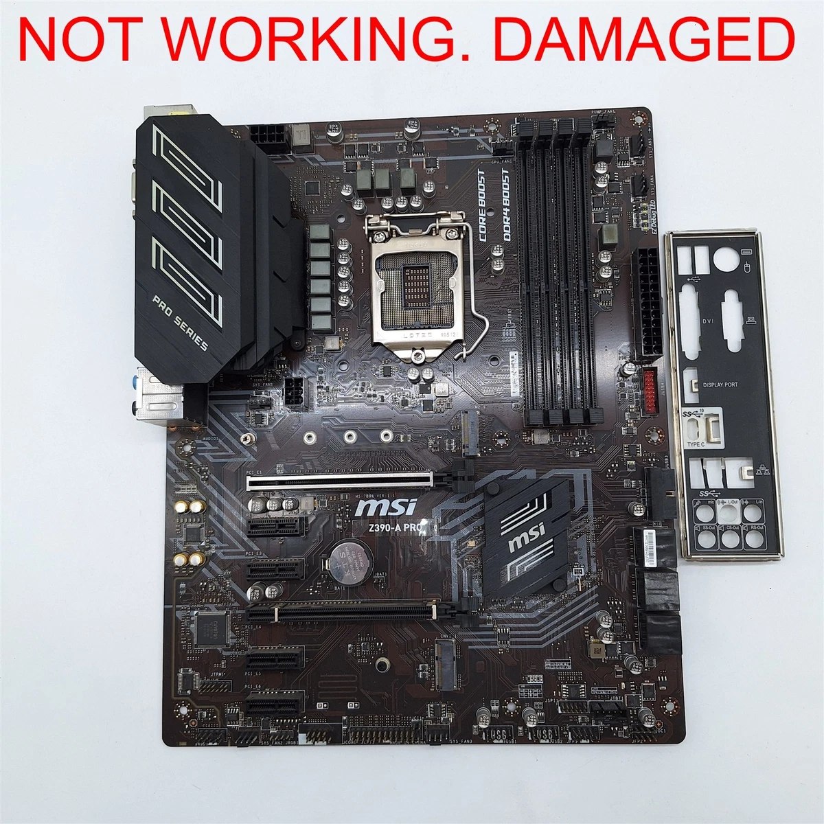 【ジャンク】マザーボード　マザボ　MSI Z390-A Z390-A PRO | MSI マザーボード Intel Z390チップセット | 株式会社アスク