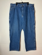 Dickies Men's Blue Denim Work Pants Cotton Denim 44x30 Utility Pocket