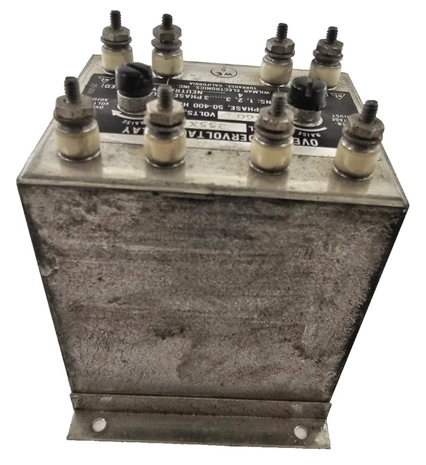 W255X OVER/UNDERVOLTAGE RELAY 50-400 HZ 460 V 3 PHASE 3 WIRE 373 - Image 4 of 4