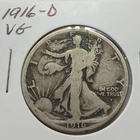 1916-D VG Walking Liberty Half Dollar