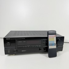 Denon DRA-275RD Precision Stereo Receiver Amplifier Black Working W/ Remote Hifi