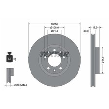 2x Bremsscheibe vorne für Opel Astra L OV5 id88130
