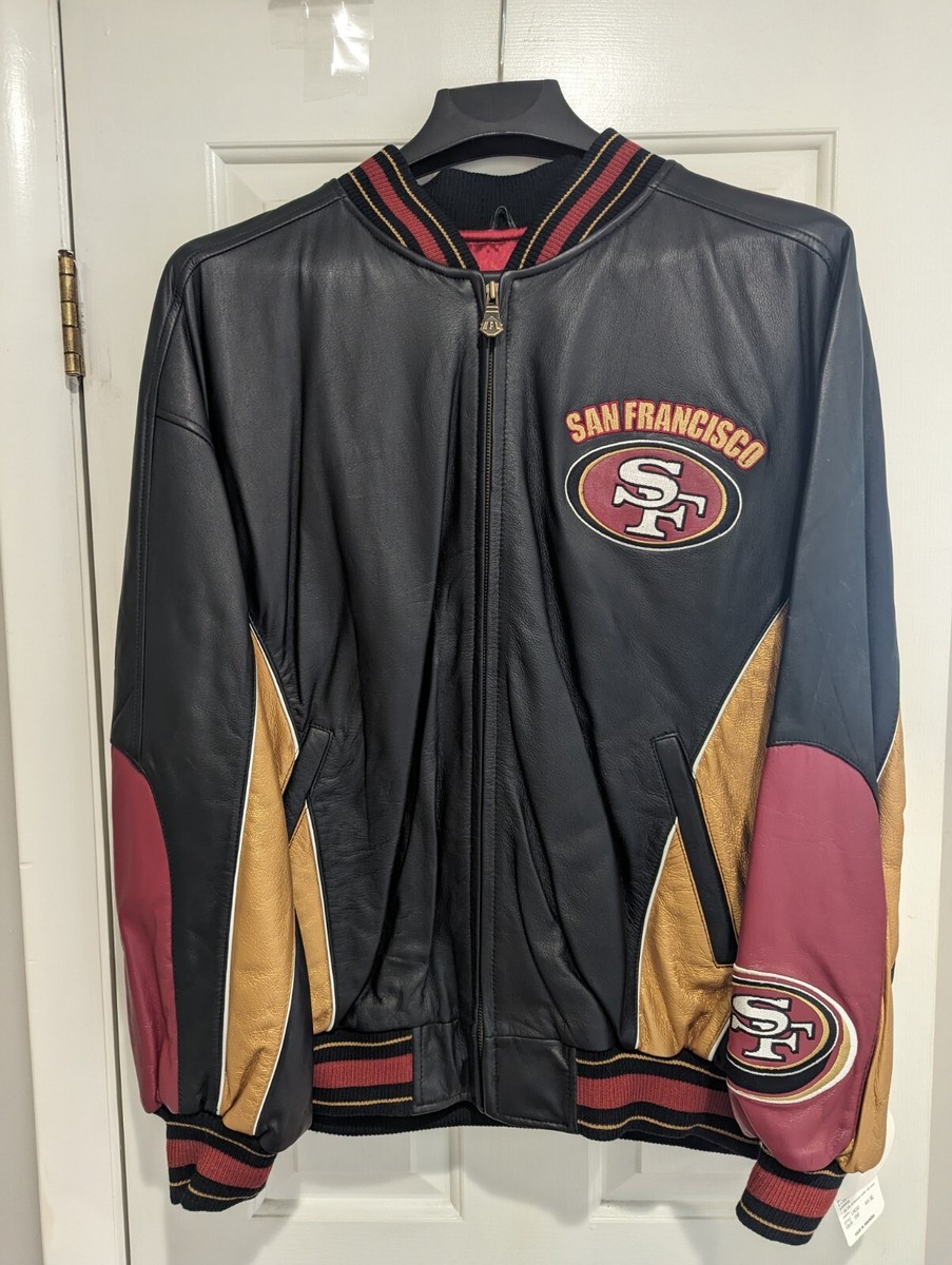 carl banks 49ers leather jacket