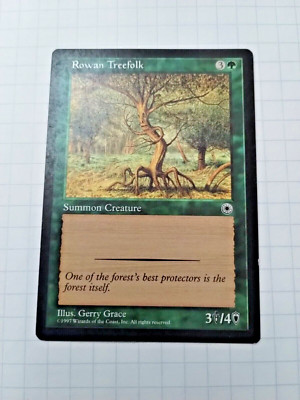 MTG Rowan Treefolk Portal Regular Common - Some Edge Wear - See PIcs