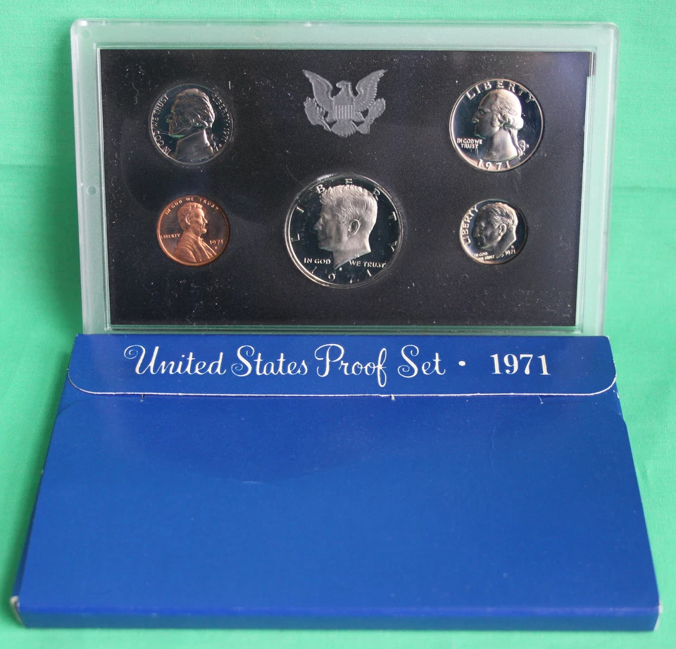 1970 - 1979 TEN Annual United States Mint Proof Sets 57 Coins Lot of 10 Complete - Image 3 of 4