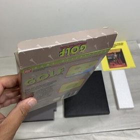 Bandai Golf Challenge Pebble Beach Nintendo NES CIB Complete In Box VERY CLEAN!!