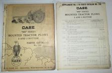 Case MR Series Mounted Tractor Plow Parts Catalog Manual Book Original! 3/59