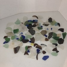 UNIQUE HUGE LOT Sea Glass Mixed Sizes Colors Shapes