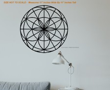 Sacred Geometry Math Wall Decor Decal Model V...