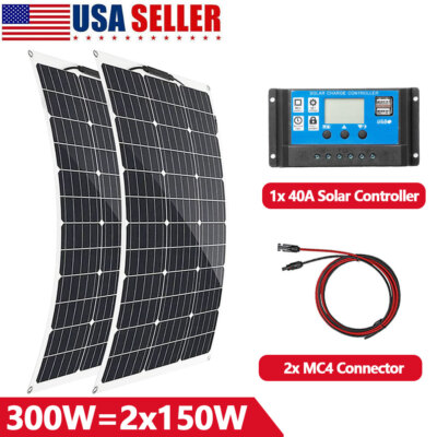 300W Solar Panel High Efficiency Module PV Power for Battery Charging Car,Home